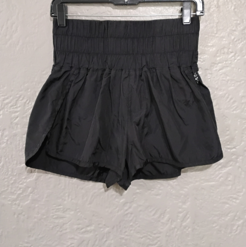 FP Movement by Free People Black High Waist Athletic Shorts